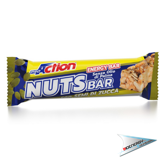 Pro Action-NUTS BAR (Conf. 30 barrette da 30 gr)   Miele  
